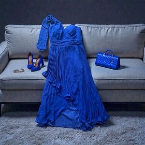 Elegant Blue Evening Dress